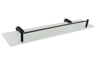 Полка стеклянная Haiba HB8407-7 чёрный матовый